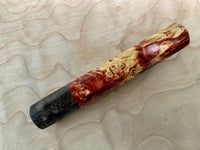 Custom Japanese Knife handle (wa handle) - Petty : dyed yellow cedar