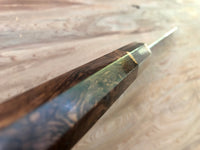 Custom Yu Kurosaki Raijin Gyuto 240 - Honduran Rosewood Burl