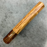 Custom Japanese Knife handle (wa handle) - Olive and Tasmanian Blackwood