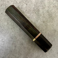 Custom Japanese Knife handle (wa handle) for 165-210mm - African Blackwood and copper