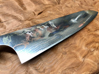 Kurosaki Ao2 Rainbow Damascus - 210 gyuto