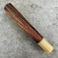 Custom Japanese Knife handle (wa handle) for 240mm - Cocobolo and blonde horn