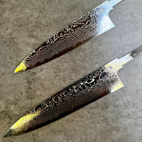 Sukenari Damascus Ginsan Gyuto - Blade Only
