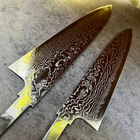 Sukenari Damascus Ginsan Gyuto - Blade Only