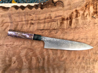 Custom Kobayashi Damascus SG2 Gyuto 210mm - Dyed Hempwood