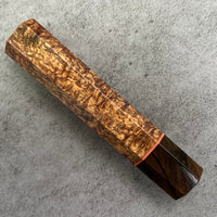 Custom Japanese Knife handle (wa handle) for 165-210mm : Mango and Ziricote