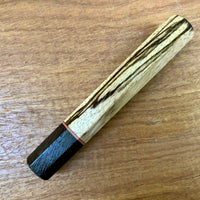 Custom Japanese Knife handle (wa handle) - Zebra wood