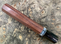 Custom Japanese Knife handle (wa handle) - East India Rosewood and horn