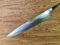 Takeshi Saji Rainbow Ao 2 Damascus Sujihiki 270 - blade only