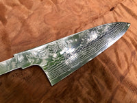 Custom Sukenari Damascus ZPD189 Gyuto 210mm with mammoth tusk