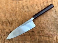 Custom Sasaoka Shirogami Damascus Deba 165mm - Kingwood