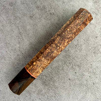Custom Japanese Knife handle (wa handle) for 165-210mm : Mango and Ziricote
