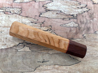 Custom Japanese Knife Handle - Cherry and rosewood