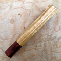 Custom Japanese Knife handle (wa handle) for 165-210mm - American chestnut and cocobolo