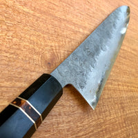 Custom Hatsukokoro Inazuma Ao Super Gyuto 270 mm - Ebony and Buffalo horn