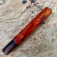 Hanoi Made Japanese Knife handle (wa handle) for 240mm - Figured Siamese Rosewood and marbled horn