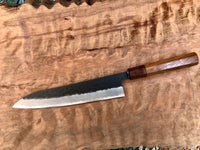 Custom Tsunehisa AS KU Hammered Gyuto 210mm - Yucatán Rosewood