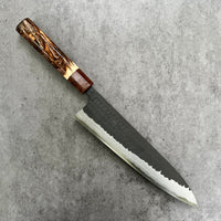 Custom Yamamoto Asai Aogami Super Damascus 240 Gyuto - Burnt Ash