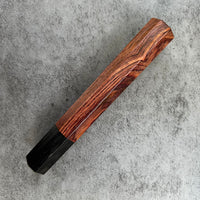 Custom Japanese Knife handle (wa handle) for 165-210mm: cocobolo and horn