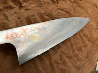 Takeshi Saji Rainbow Ao 2 Damascus 210 Gyuto - blade only
