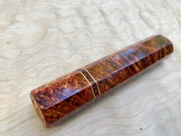 Custom Japanese Knife Handle (Wa Handle) - Dyed Canadian Yellow Cedar