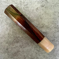 Custom Japanese Knife handle (wa handle) for 210-230mm : Brazilian rosewood and horn