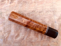 Custom Japanese Knife Handle - Buloke and African Blackwood