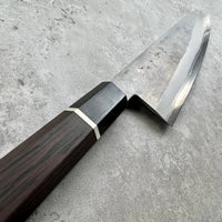 Custom Shigeki Tanaka Ginsan Nishiiji Gyuto 240mm - ebony and horn