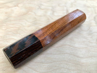 Custom Japanese Knife Handle (Wa Handle) - Yucatán Rosewood and Wenge