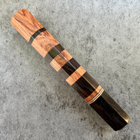 Custom Japanese Knife handle (wa handle) for 240mm - Reverse Fibonacci with rosewood