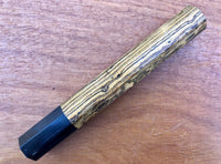 Custom Japanese Knife handle (wa handle) for 240mm - Bocote and horn