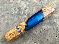 Custom Japanese Knife handle (wa handle) for 165-210mm : Box elder burl hybrid