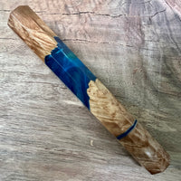 Custom Japanese Knife handle (wa handle) for 240mm - Maple burl hybrid