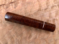 Custom Japanese Knife Handle - Ringed Gidgee and copper