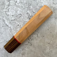Custom Japanese Knife handle (wa handle) for 165-210mm : Cherry and wenge