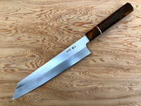 Nakagawa Satoshi Ginsan 3 Kiritsuke 240mm - Dark Ironwood burl