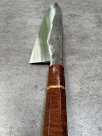 Hunter Valley Blade Honyaki 1095 Gyuto 230 mm - ringed gidgee