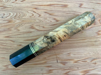 Custom Japanese Knife handle (wa handle) - Buckeye and carbon fiber
