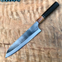 Custom Gihei ZPD189 Gyuto 210mm - Bog Oak and Tasmanian Blackwood