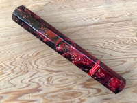 Custom Japanese Knife handle (wa handle) for 240mm - Dyed box elder