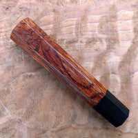 Custom Japanese Knife handle (wa handle) for 165-210mm - Cocobolo and ebony