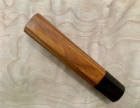 Custom Japanese Knife handle (wa handle) - Brazilian Cherry and Ziricote