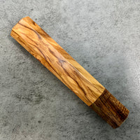 Custom Japanese Knife handle (wa handle) - Olive and Tasmanian Blackwood