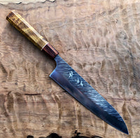 Yu Kurosaki Fujin SG2 Hammered Gyuto 210 - Chittum burl