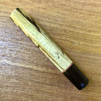 Custom Japanese Knife handle (wa handle) - Zebra wood