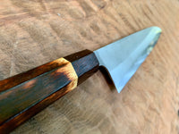 Custom Yoshikane SKD Nashiji Gyuto 240mm - burnt Osage orange