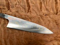 Takeshi Saji Rainbow Ao 2 Damascus 210 Gyuto - blade only