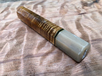 Custom Japanese Knife Handle (Wa Handle) - Hawaiian Koa with Horn