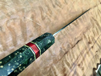 Custom Nakagawa Satoshi Ginsan 3 Gyuto 240mm - Box Elder Burl