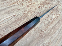 Nigara Troll Killer Mt Fuji with Moon Gyuto 270 mm - Curly Siamese Rosewood and horn